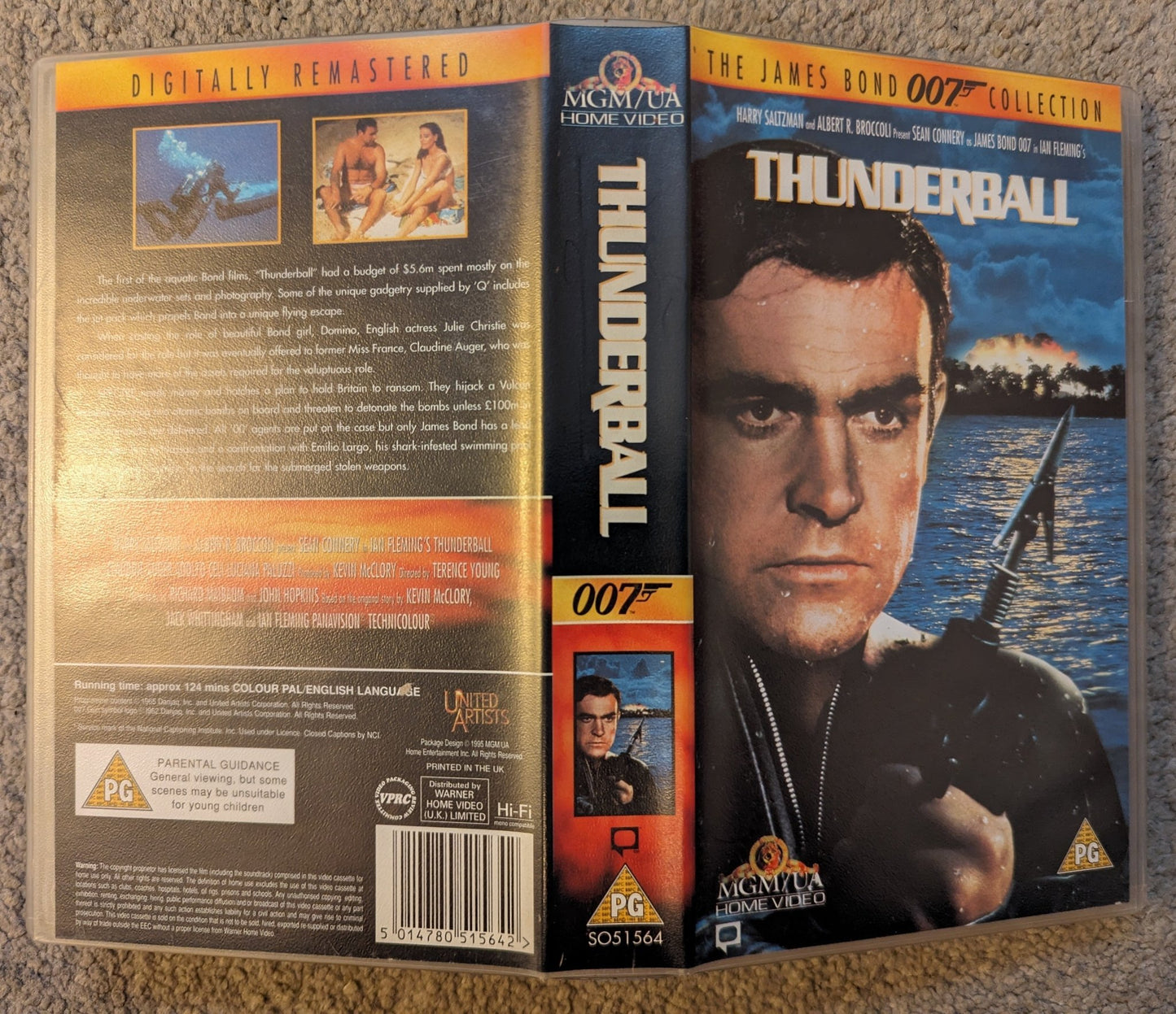 Thunderball (1965) VHS Video Sealed - Flippin Retro Video Shop