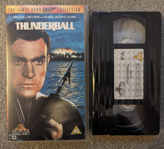 Thunderball (1965) VHS Video Sealed - Flippin Retro Video Shop