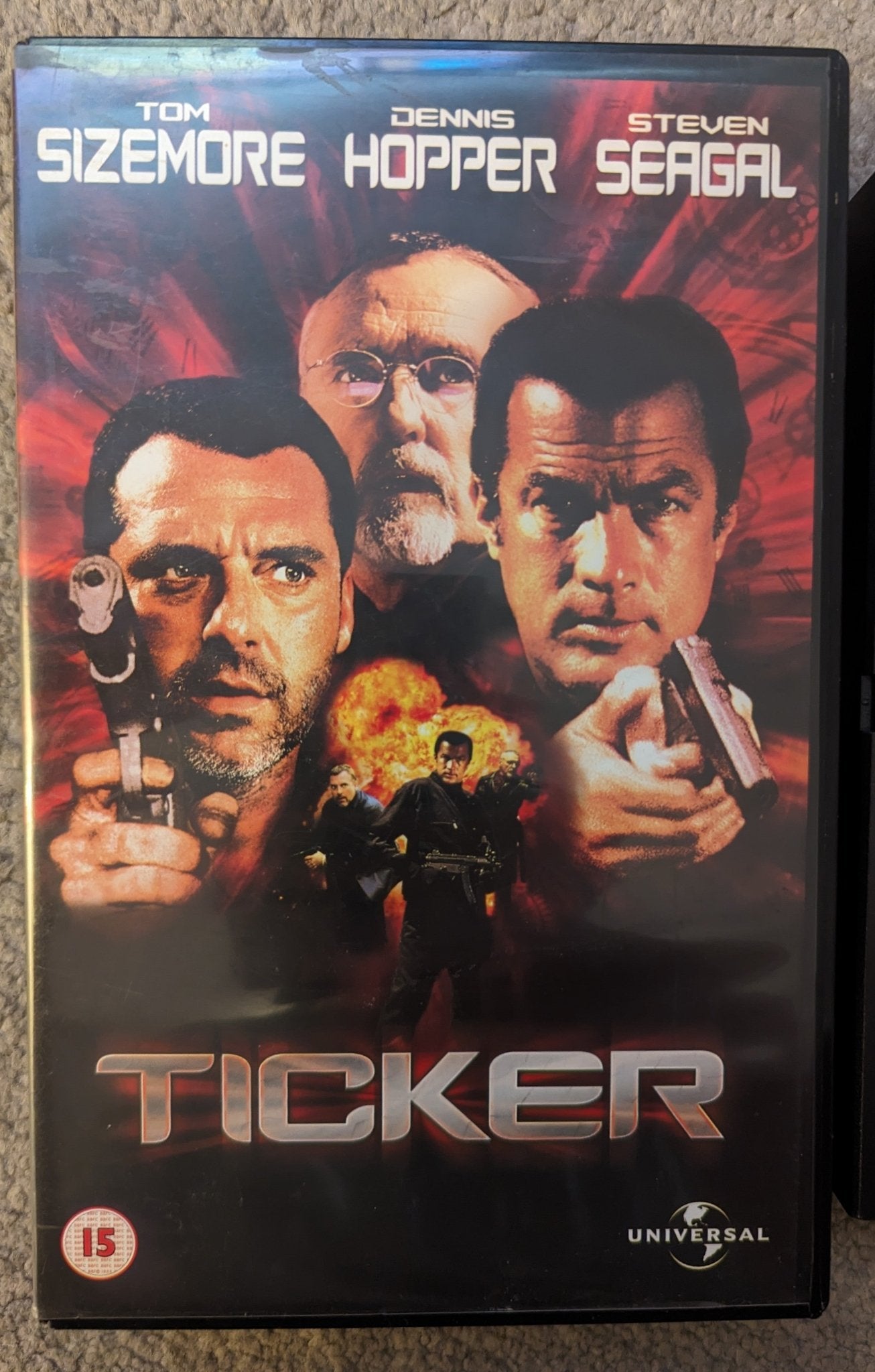 Ticker (2001) VHS Video Ex Rental - Flippin Retro Video Shop