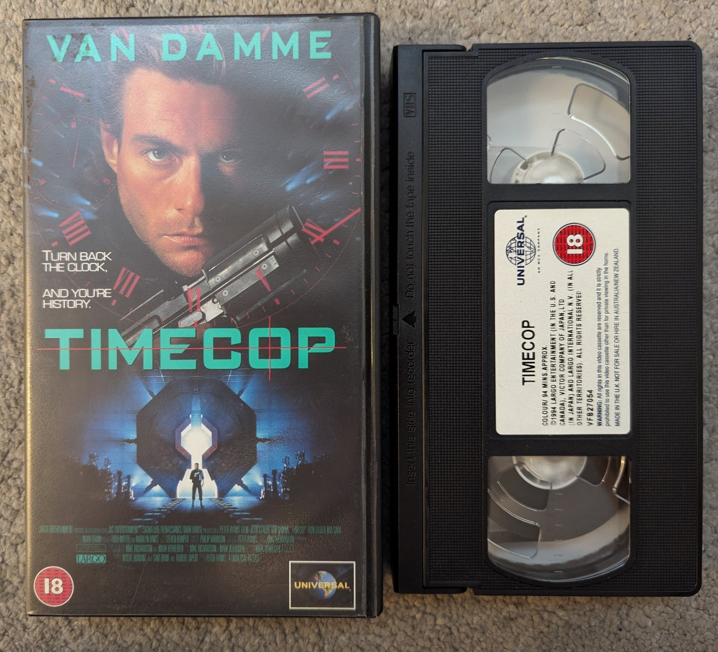 Timecop (1994) VHS Video - Flippin Retro Video Shop