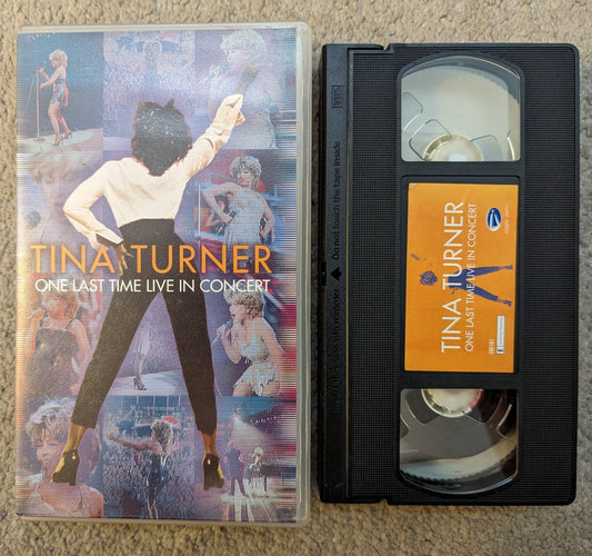 Tina Turner One Last Time (2000) VHS Video - Flippin Retro Video Shop