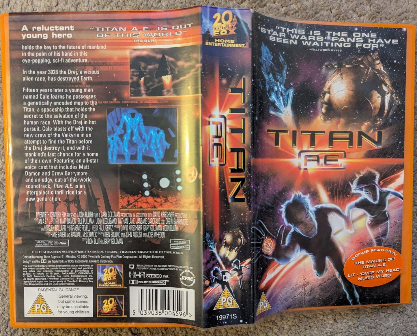 Titan A.E (2000) VHS Video - Flippin Retro Video Shop