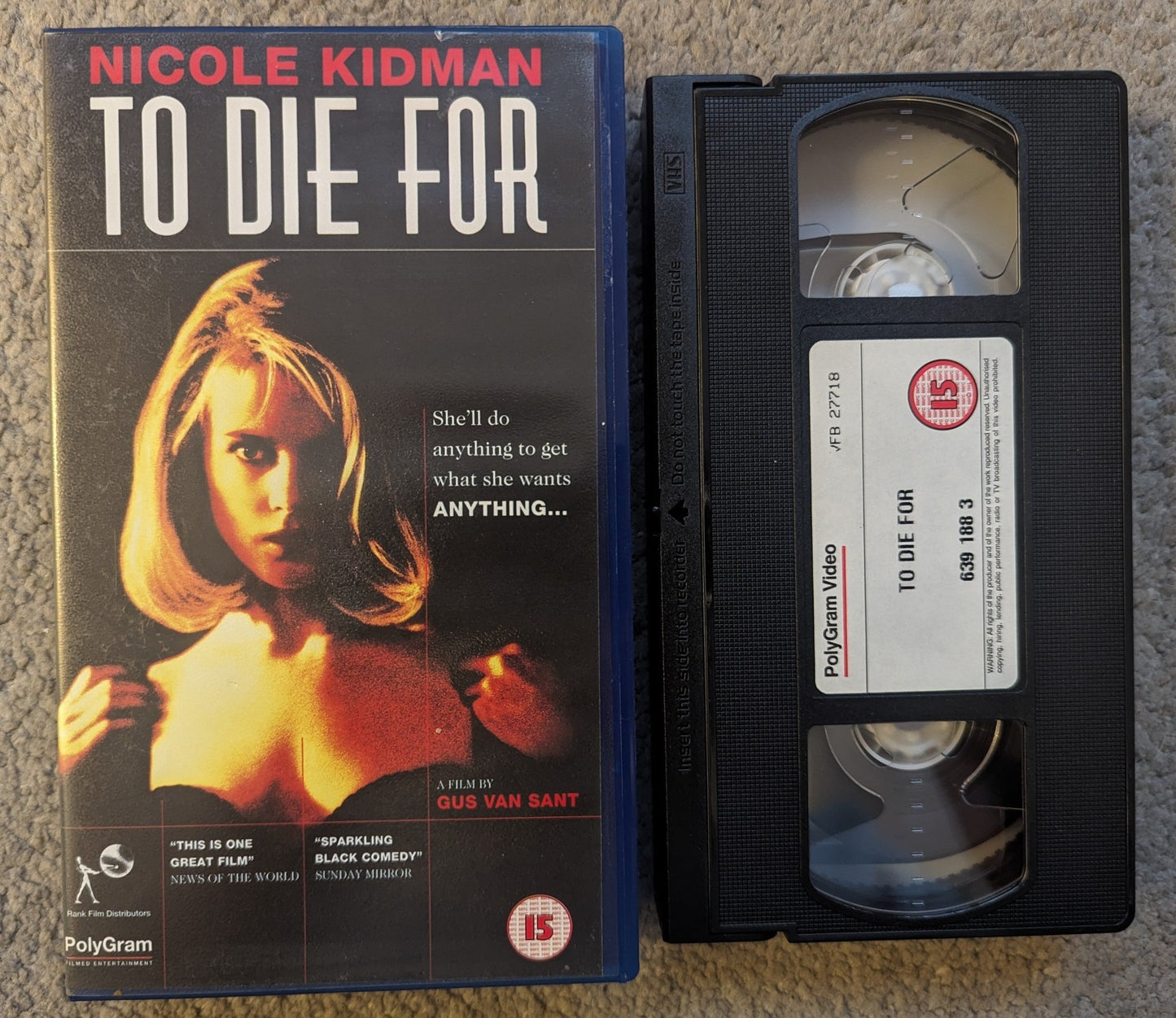 To Die For (1995) VHS Video - Flippin Retro Video Shop