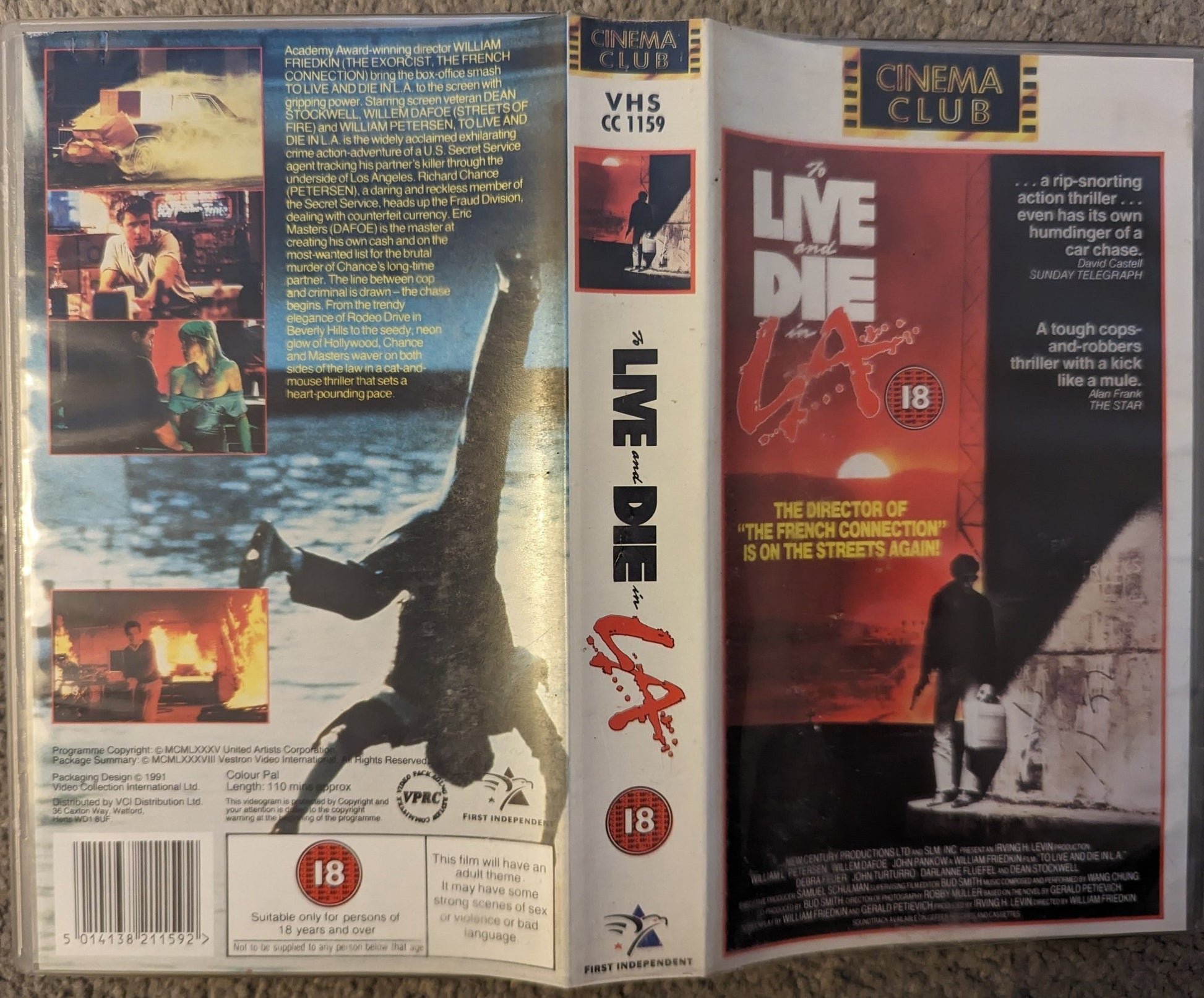 To Live And Die In LA (1985) VHS Video - Flippin Retro Video Shop