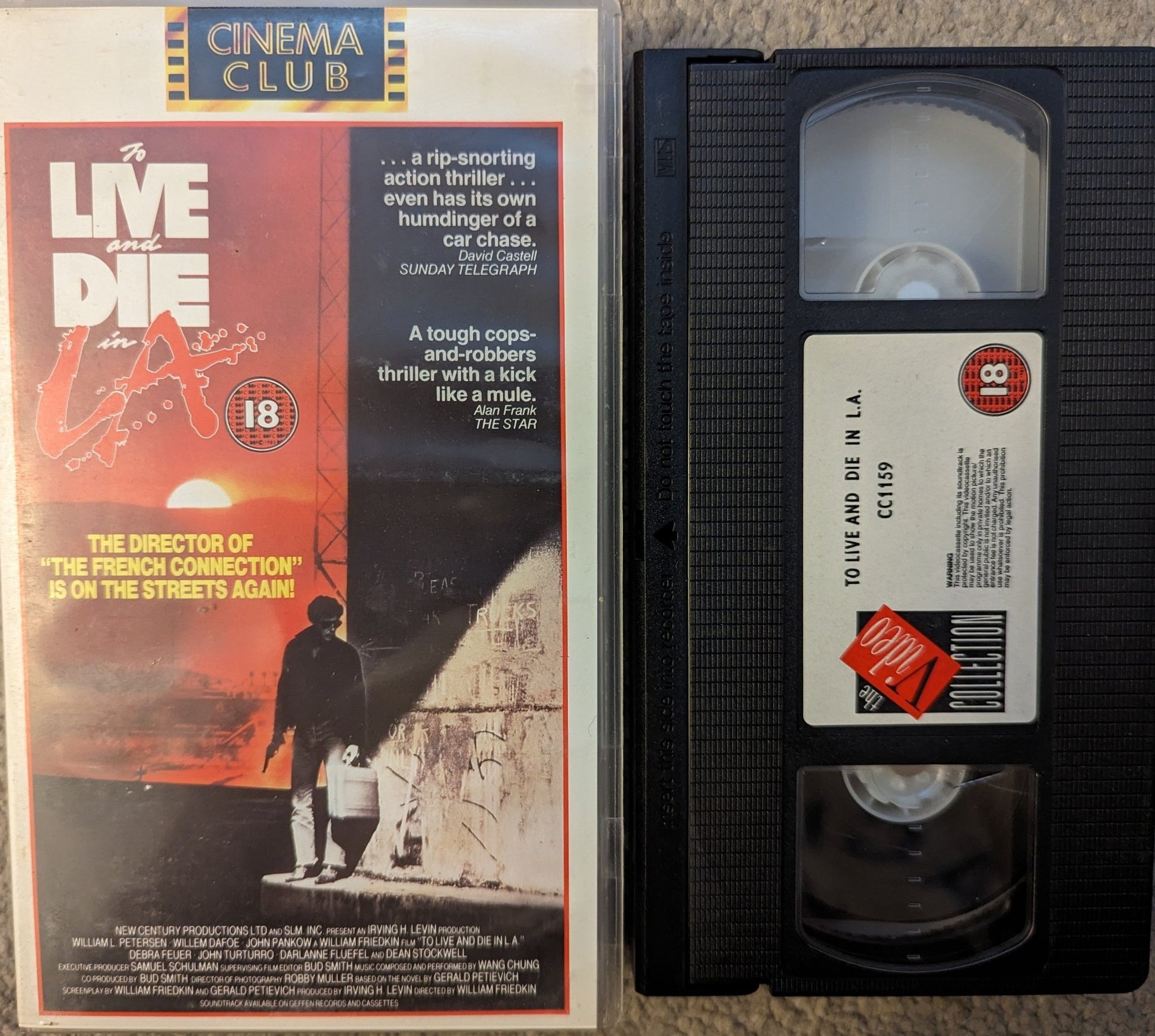 To Live And Die In LA (1985) VHS Video - Flippin Retro Video Shop