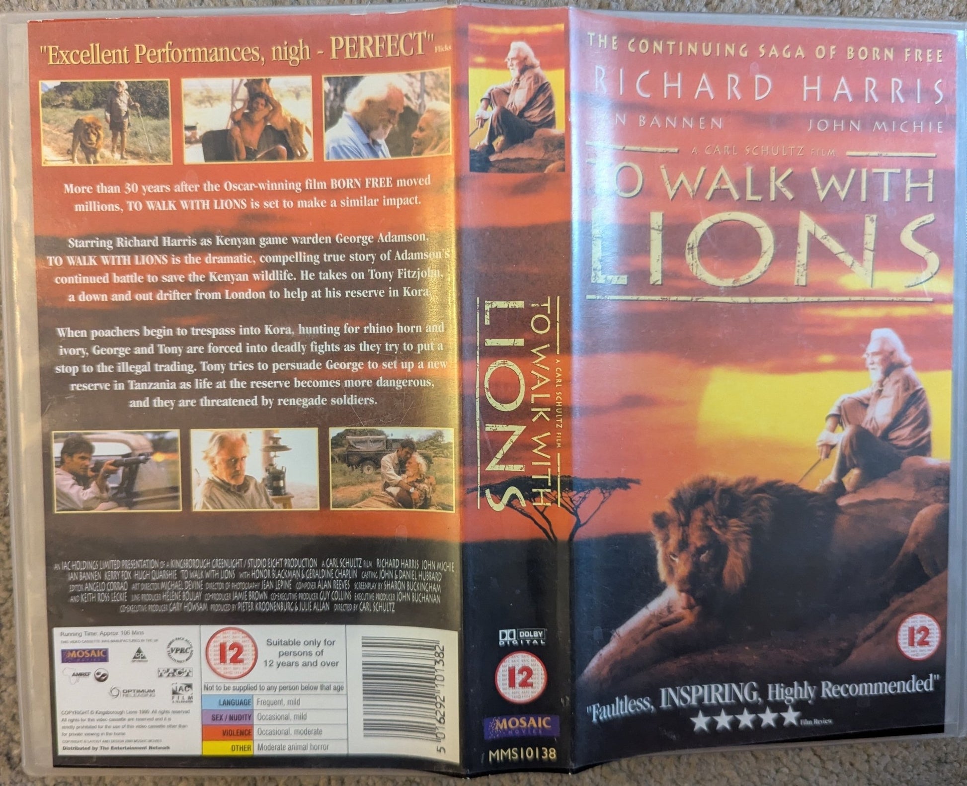 To Walk With Lions (1999) VHS Video *Sealed* - Flippin Retro Video Shop