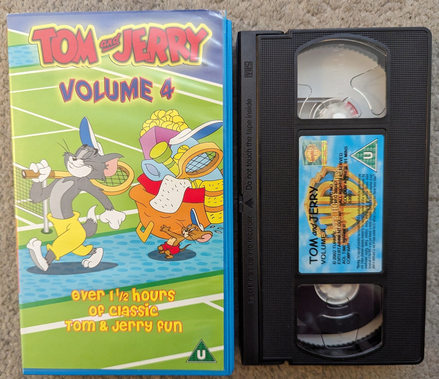 Tom and Jerry Vol 4 (2002) VHS Video - Flippin Retro Video Shop