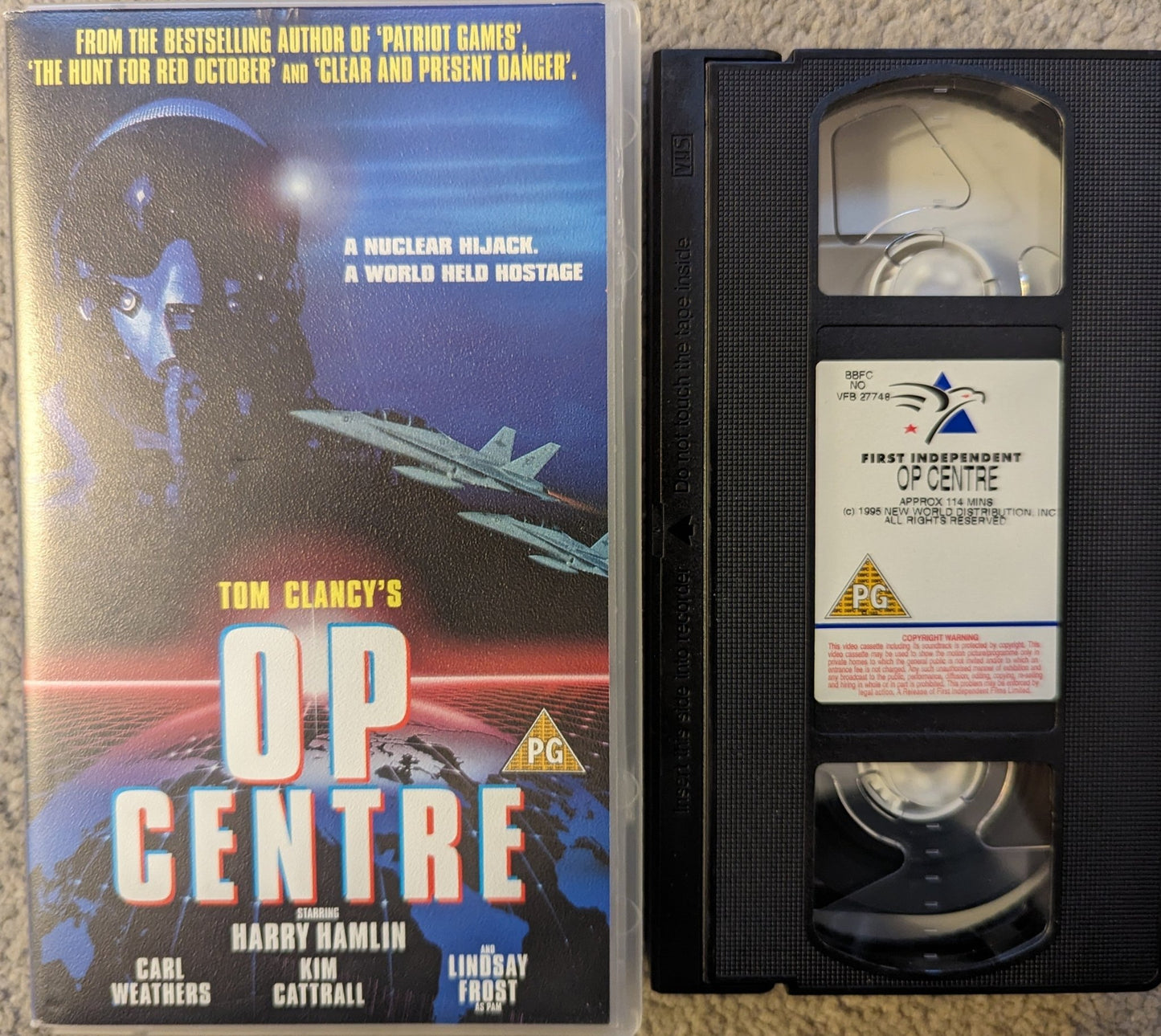 Tom Clancy's OP Centre VHS Video - Flippin Retro Video Shop