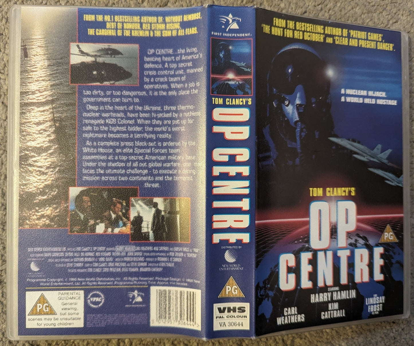 Tom Clancy's OP Centre VHS Video - Flippin Retro Video Shop