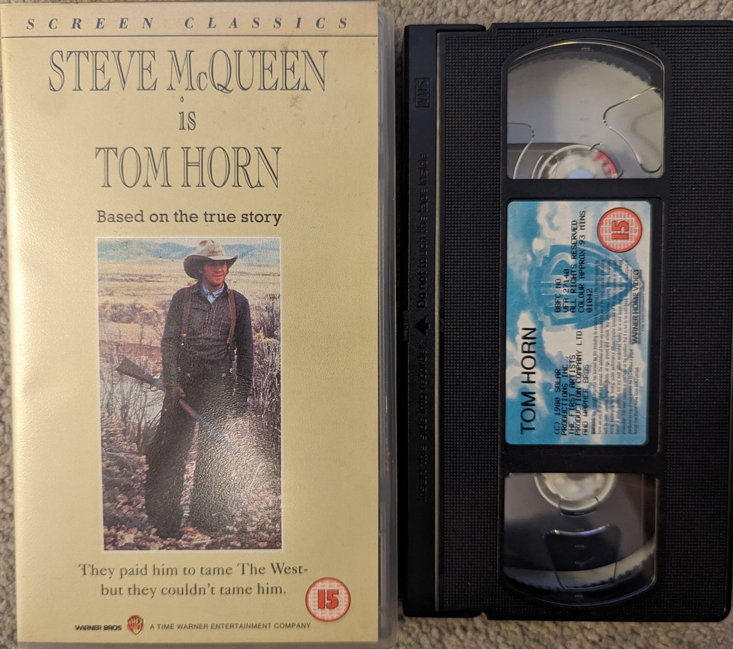 Tom Horn (1980) VHS Video - Flippin Retro Video Shop