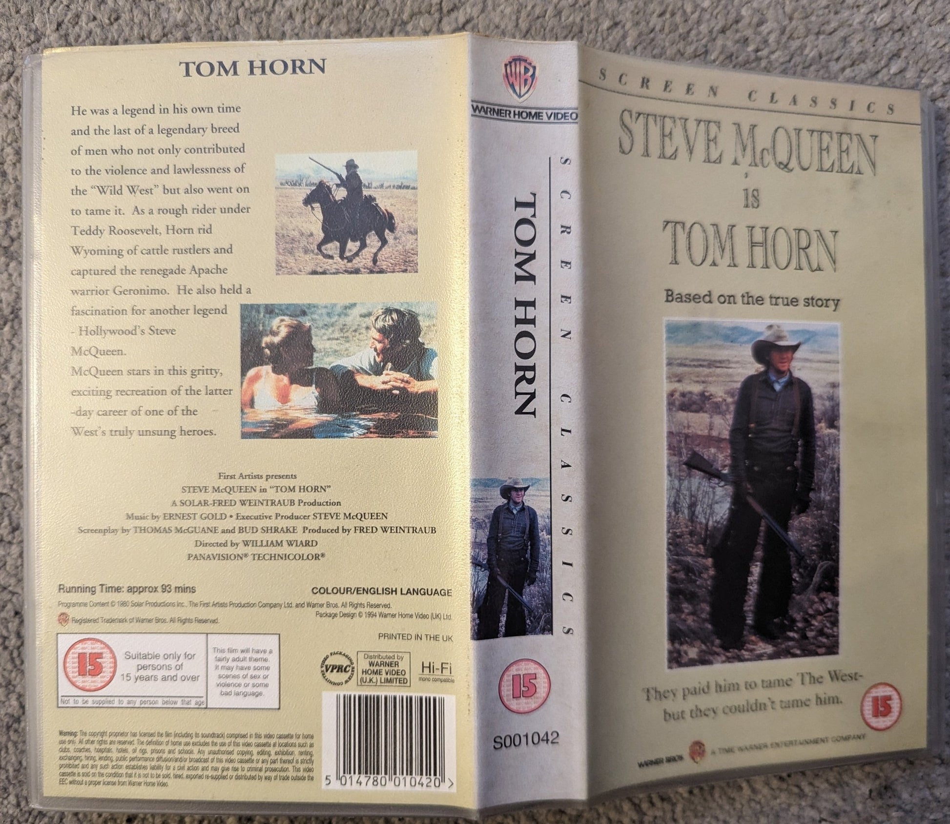 Tom Horn (1980) VHS Video - Flippin Retro Video Shop