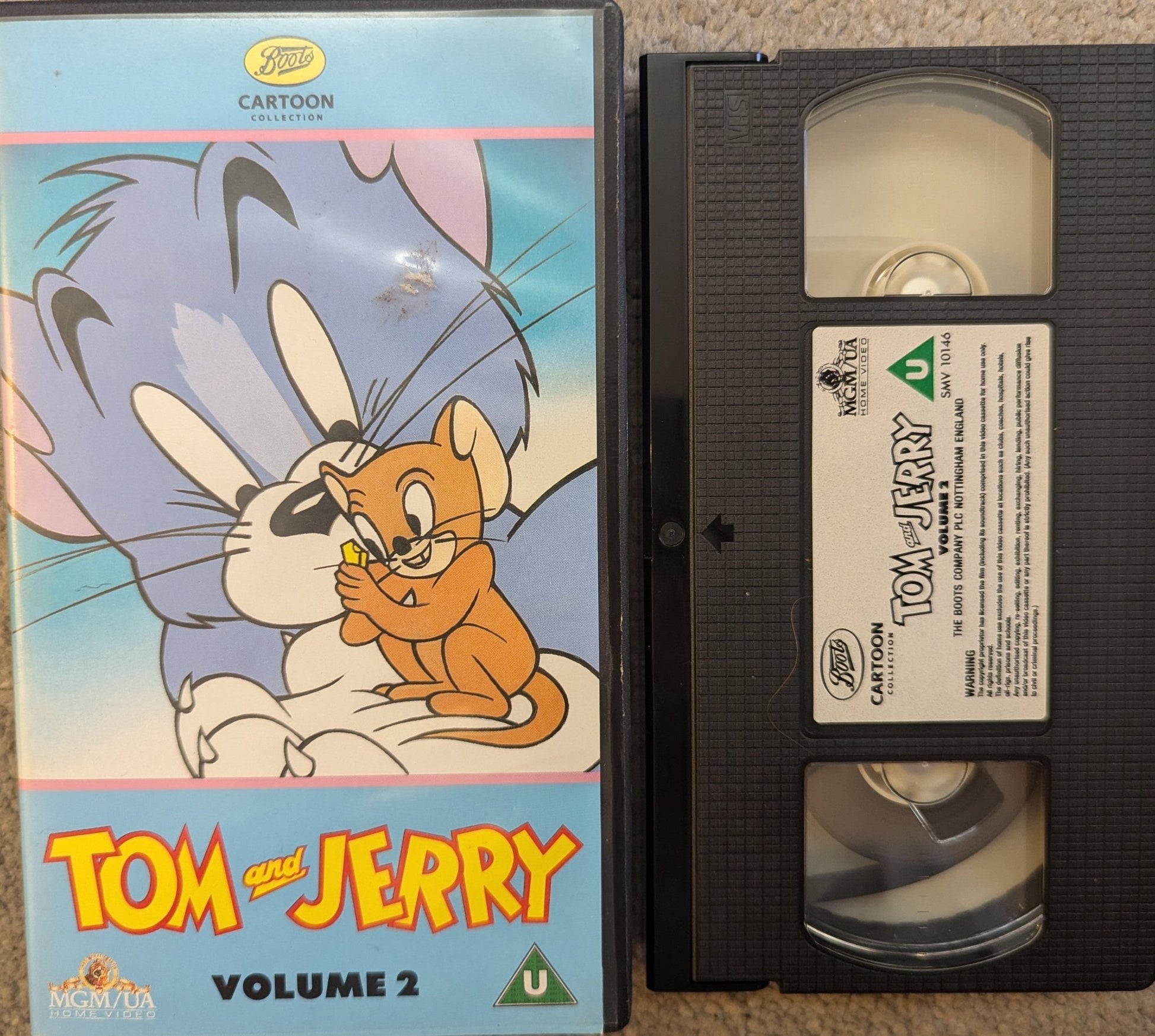 Tom & Jerry Volume 2 Boots Collection VHS Video - Flippin Retro Video Shop