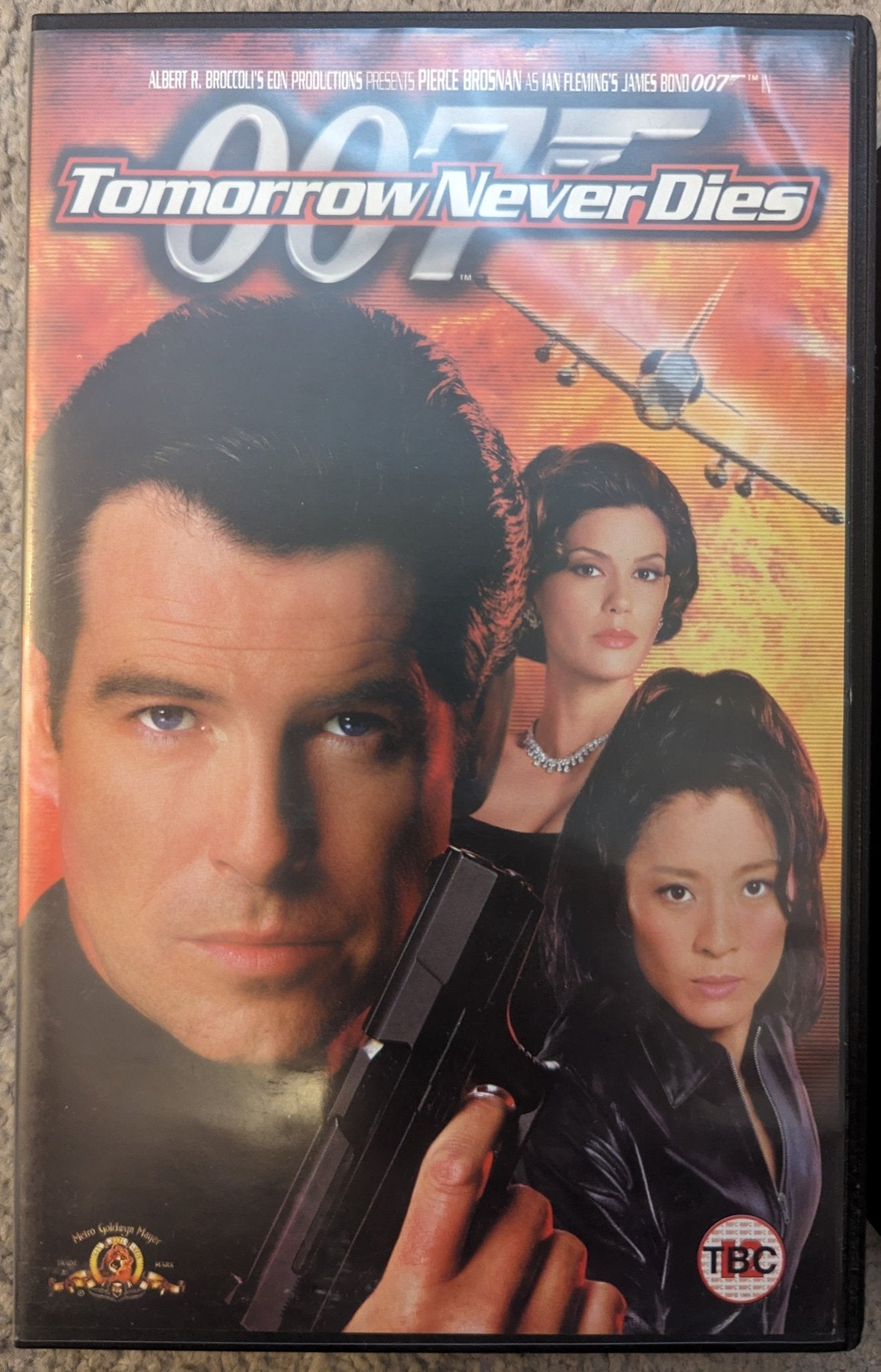 Tomorrow Never Dies (1997) VHS Video Ex Rental (Display Copy) - Flippin Retro Video Shop