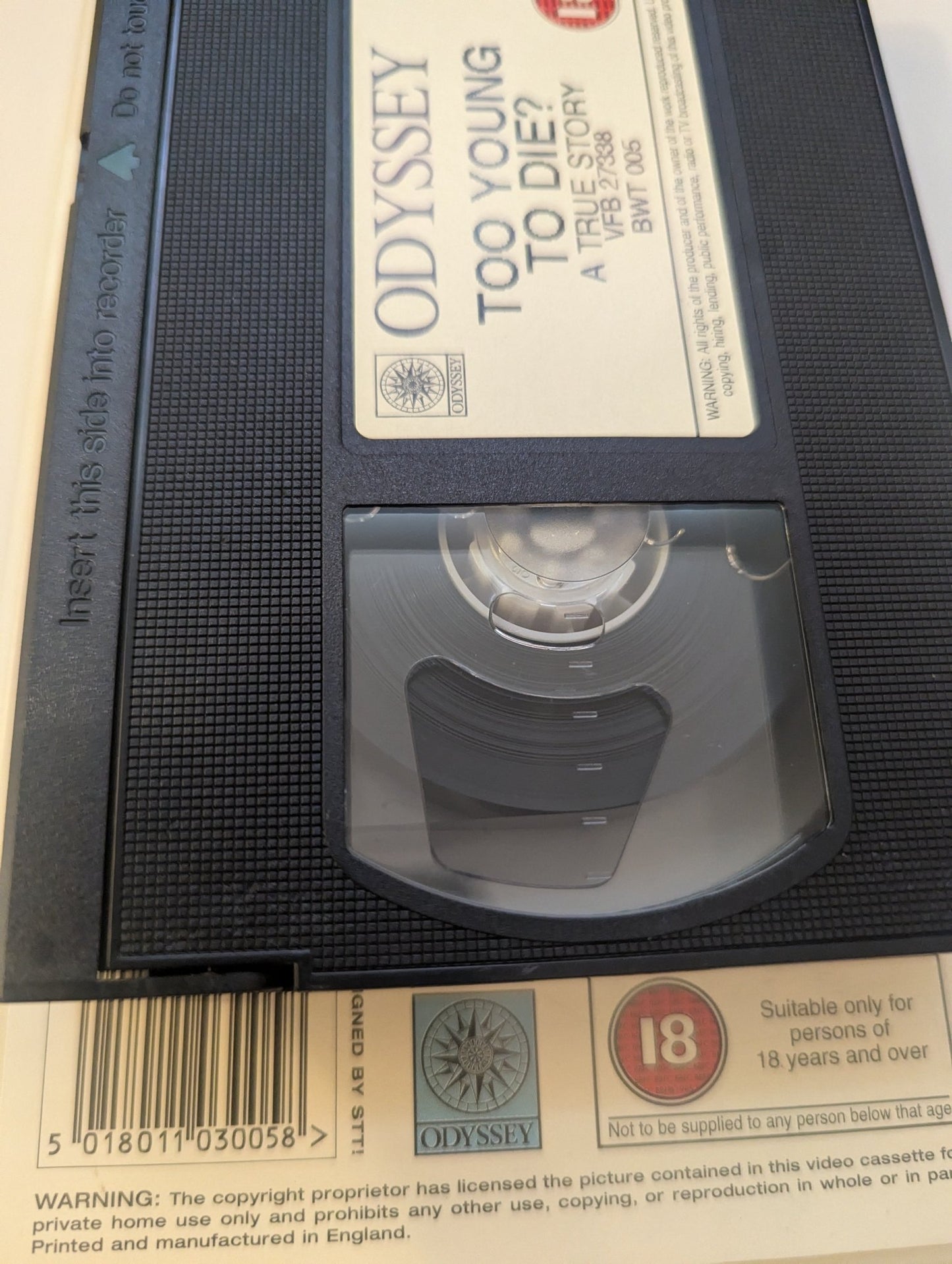 Too Young To Die? (1990) VHS Video - Flippin Retro