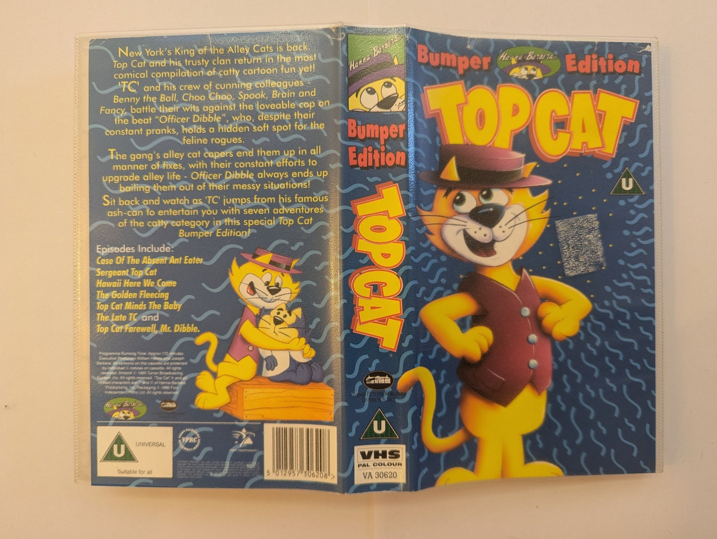 Top Cat Bumper Edition VHS Video - Flippin Retro Video Shop