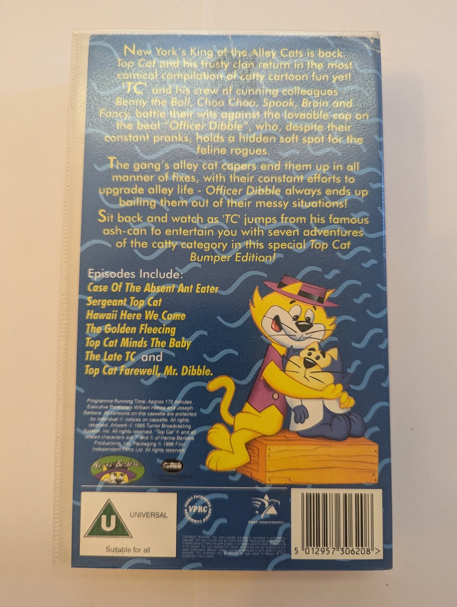 Top Cat Bumper Edition VHS Video - Flippin Retro Video Shop