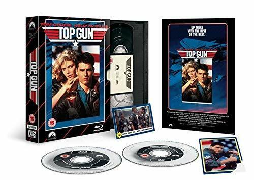 Top Gun (1986) Blu - Ray & DVD (VHS Style Edition) - Flippin Retro Video Shop