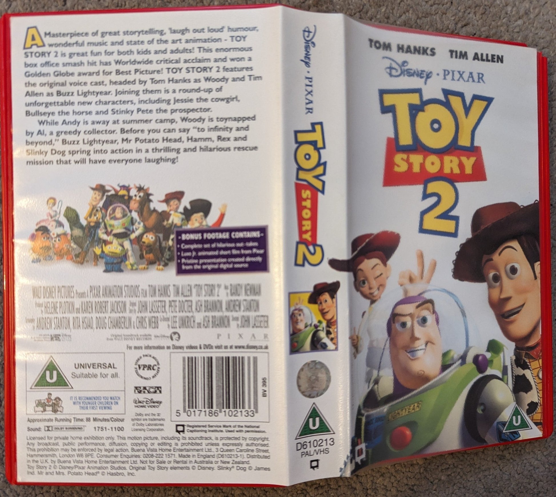 Toy Story 2 (1999) VHS Video - Flippin Retro Video Shop