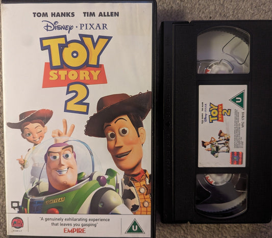 Toy Story 2 (1999) VHS Video Ex Rental - Flippin Retro Video Shop