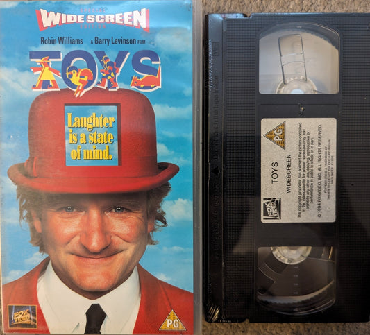 Toys (1992) VHS Video *Sealed* Wide - screen - Flippin Retro Video Shop