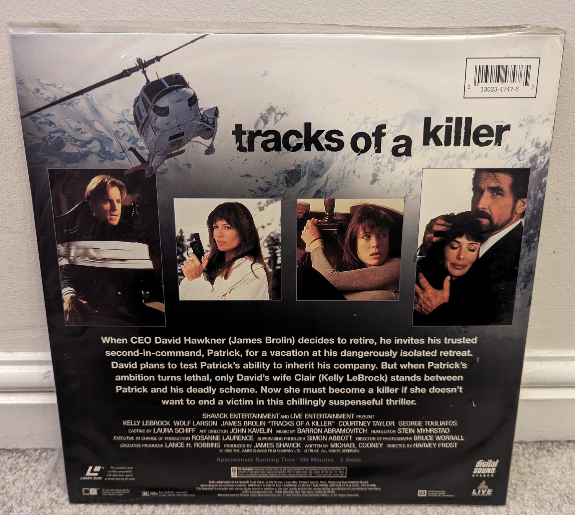 Tracks Of A Killer (1996) Laserdisc NTSC - Flippin Retro Video Shop