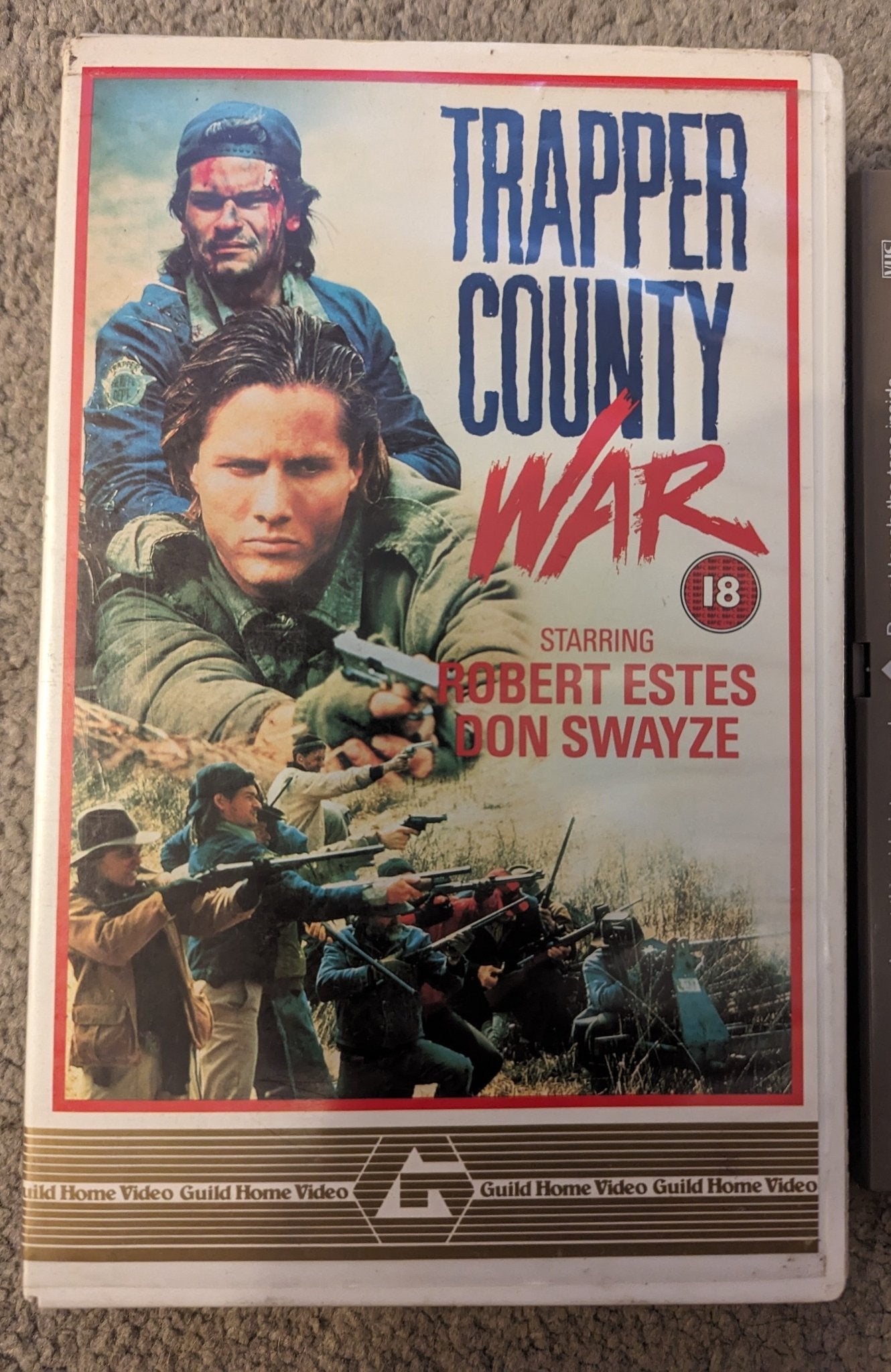 Trapper County War VHS Ex Rental (1989) - Flippin Retro Video Shop