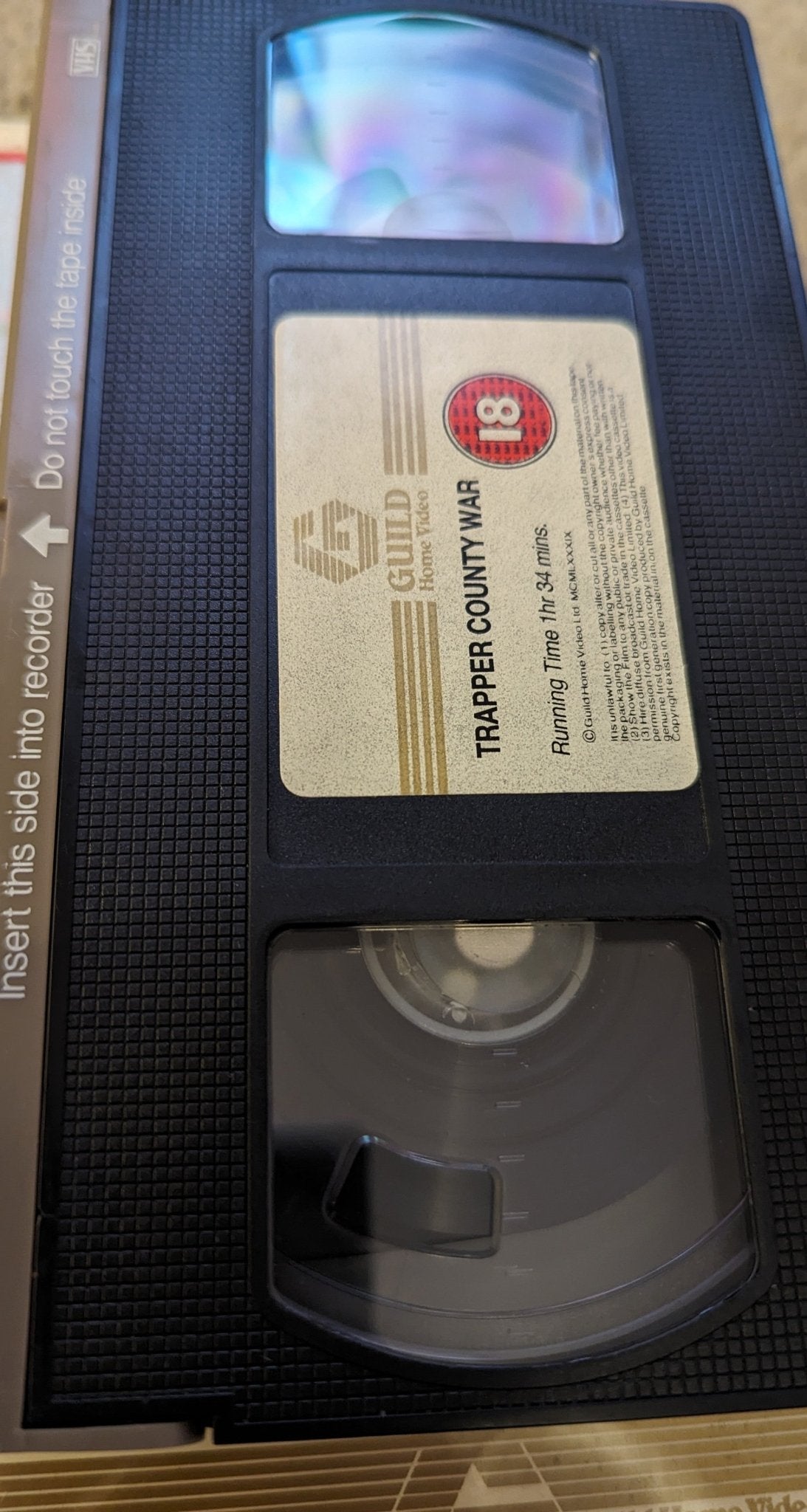 Trapper County War VHS Ex Rental (1989) - Flippin Retro Video Shop