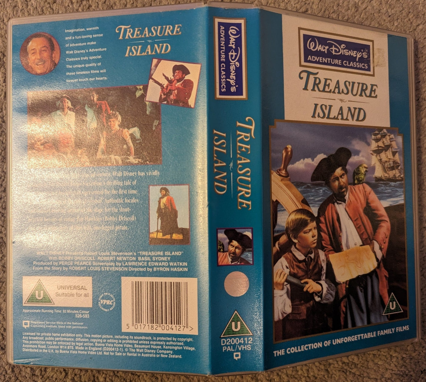 Treasure Island (1950) VHS Video - Flippin Retro Video Shop