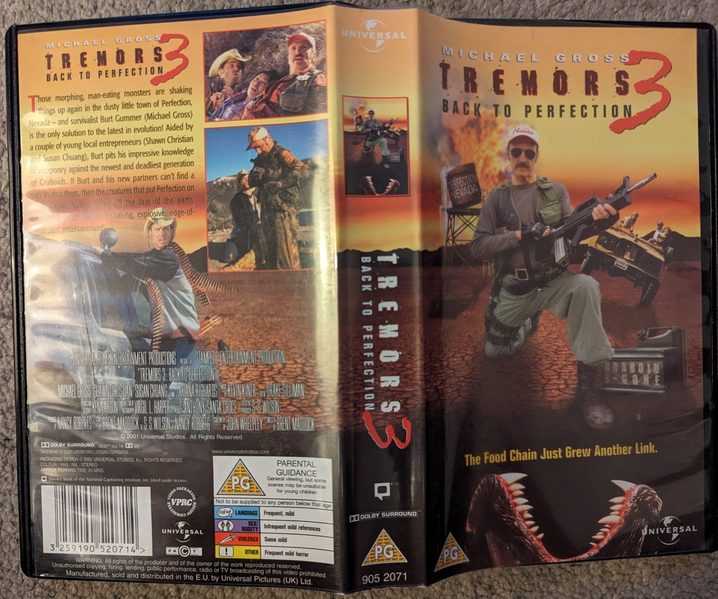 Tremors 3 Back To Perfection (2001) VHS Video - Flippin Retro Video Shop