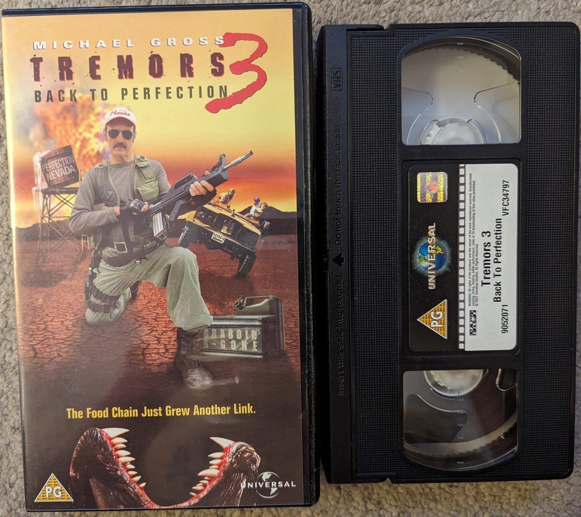 Tremors 3 Back To Perfection (2001) VHS Video - Flippin Retro Video Shop