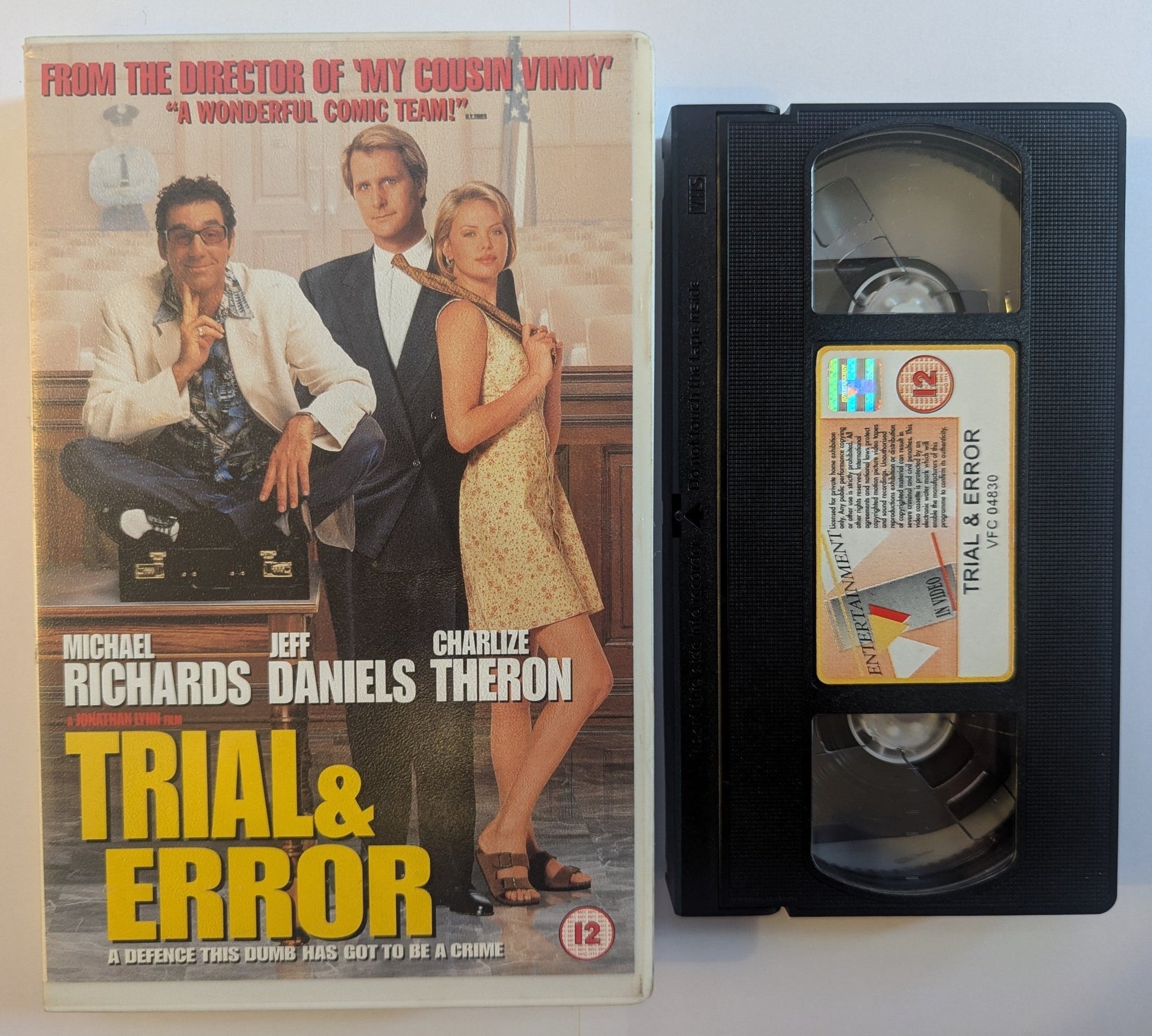 Trial & Error (1997) VHS Video Ex Rental - Flippin Retro Video Shop