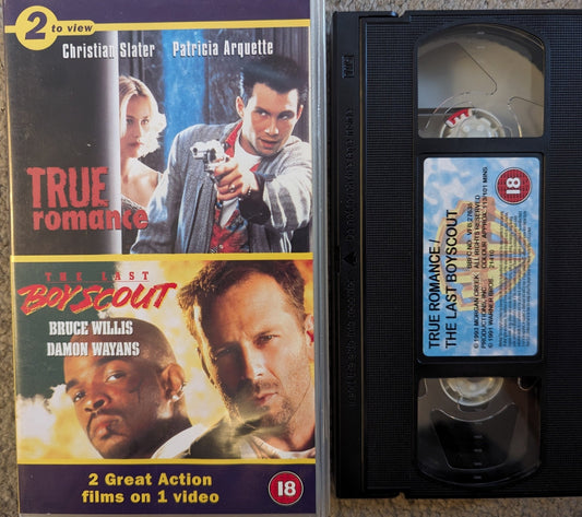 True Romance & The Last Boy Scout VHS Video - Flippin Retro Video Shop