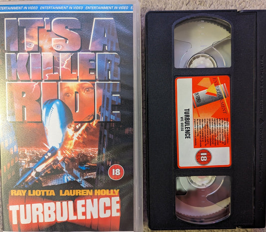 Turbulence (1997) VHS Video - Flippin Retro Video Shop