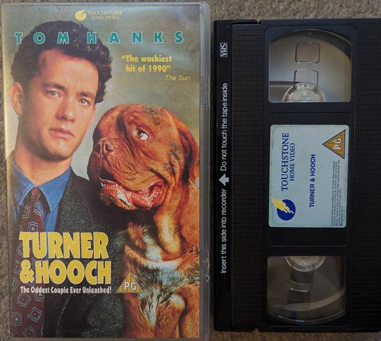 Turner & Hooch (1989) VHS Video - Flippin Retro Video Shop