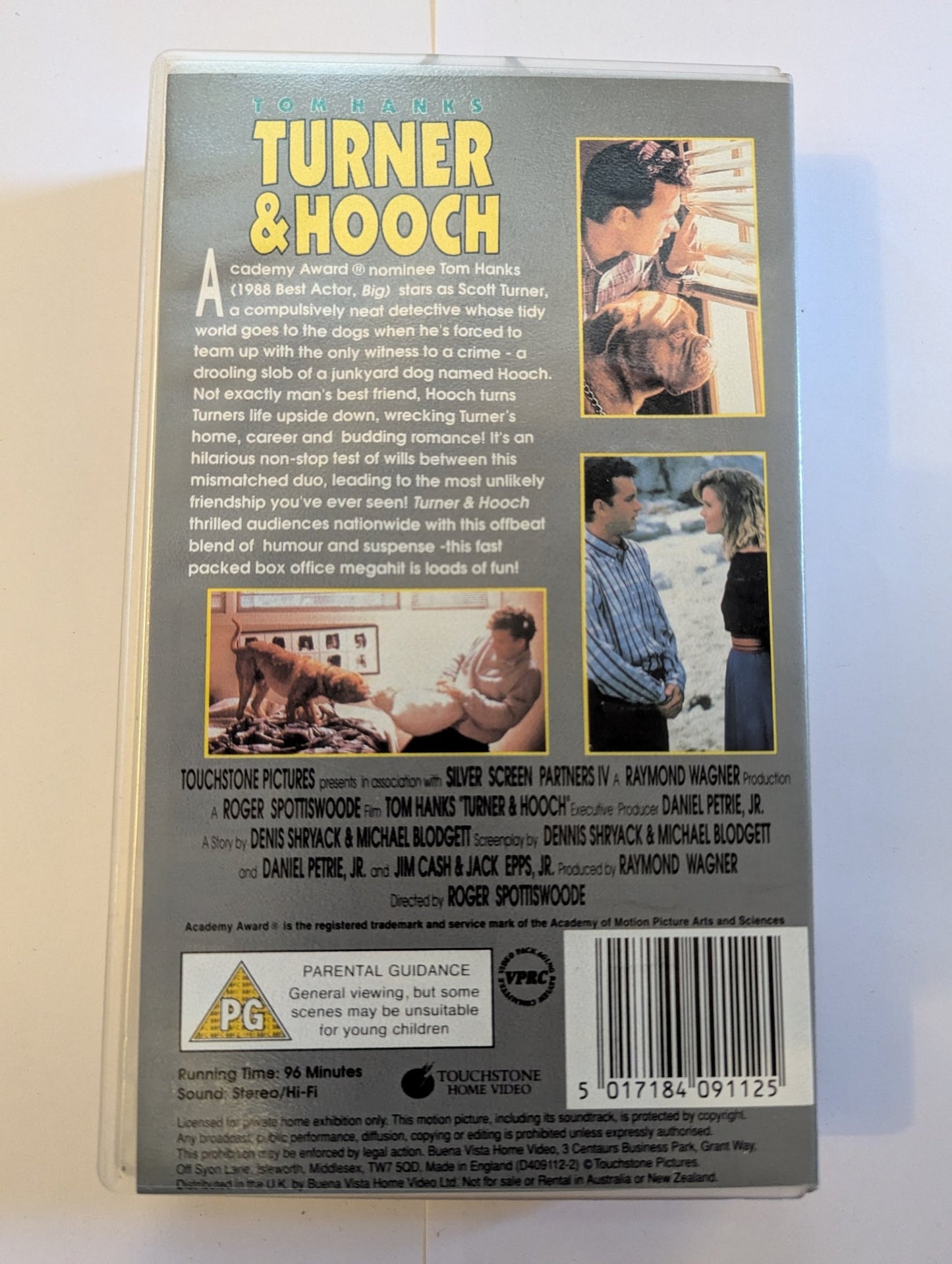 Turner & Hooch (1989) VHS Video *Sealed* - Flippin Retro Video Shop