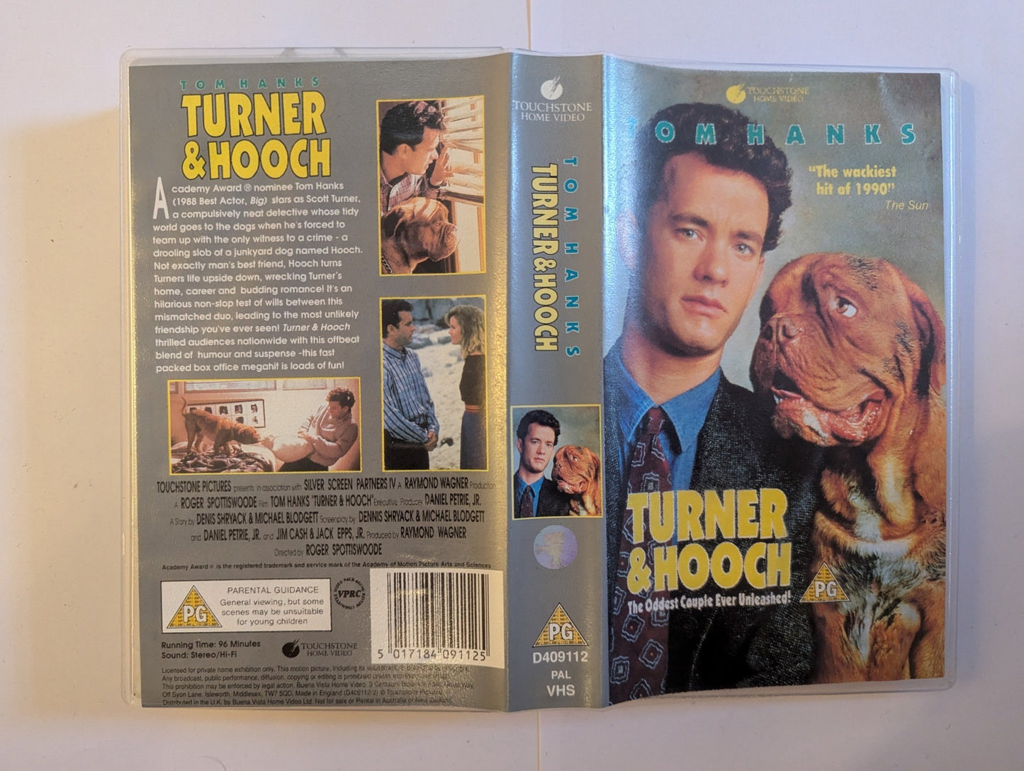 Turner & Hooch (1989) VHS Video *Sealed* - Flippin Retro Video Shop