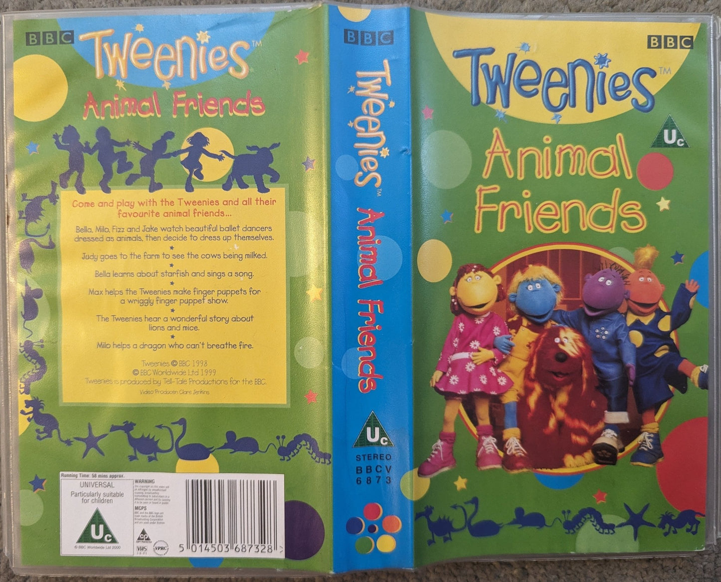 Tweenies Animal Friends VHS Video - Flippin Retro Video Shop