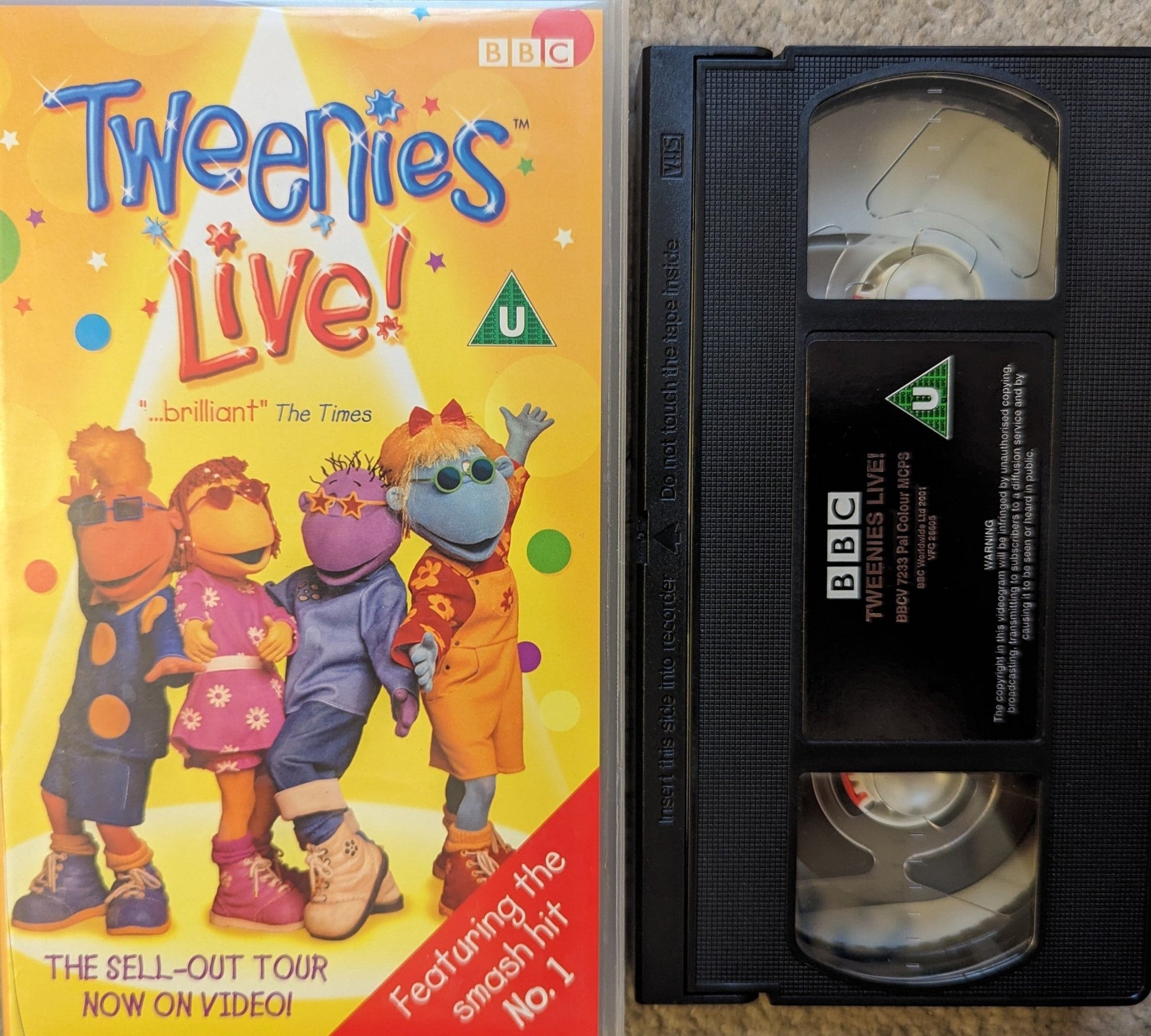 Tweenies Live! VHS Video - Flippin Retro Video Shop