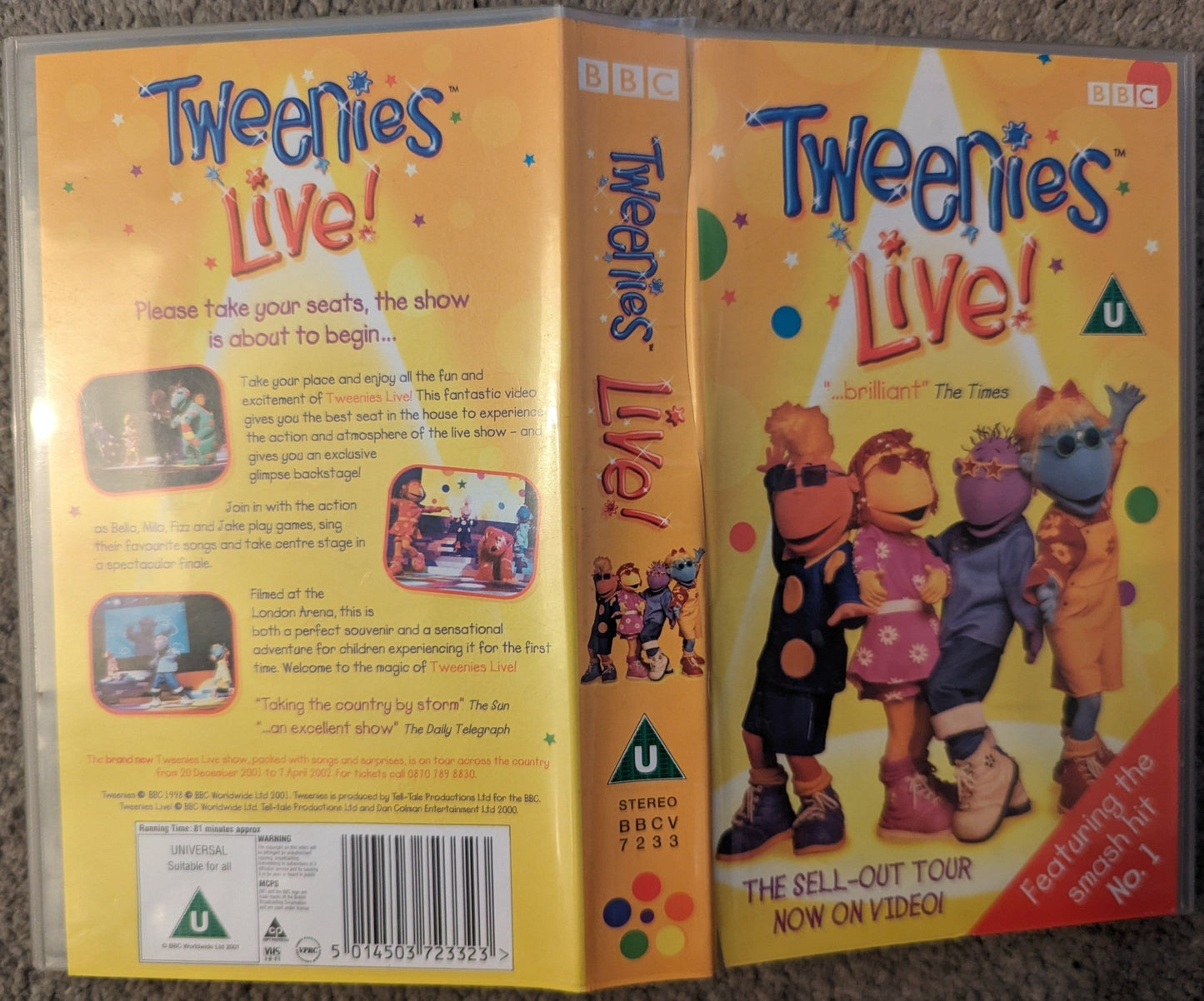 Tweenies Live! VHS Video - Flippin Retro Video Shop