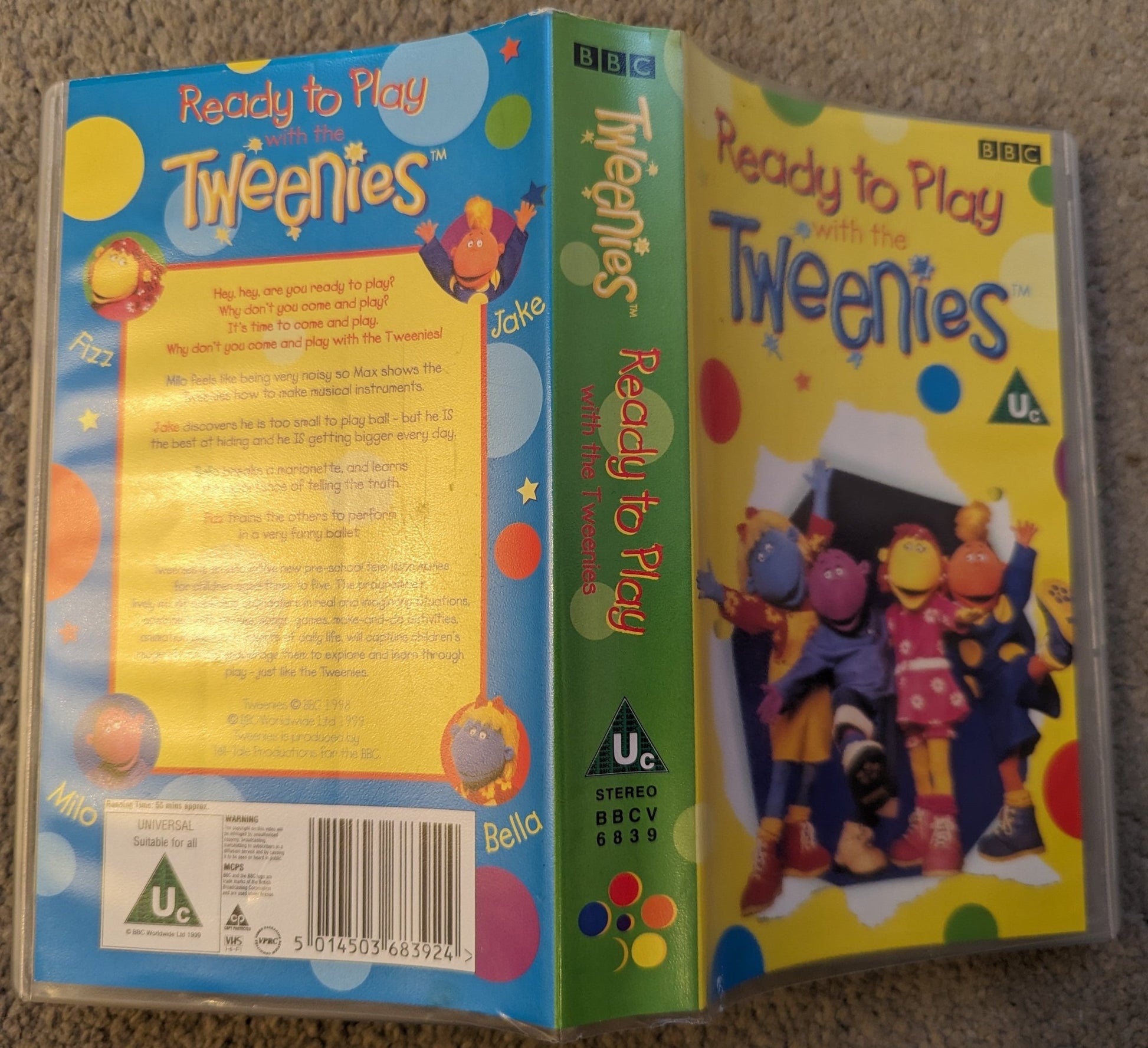 Tweenies Ready To Play VHS Video - Flippin Retro Video Shop