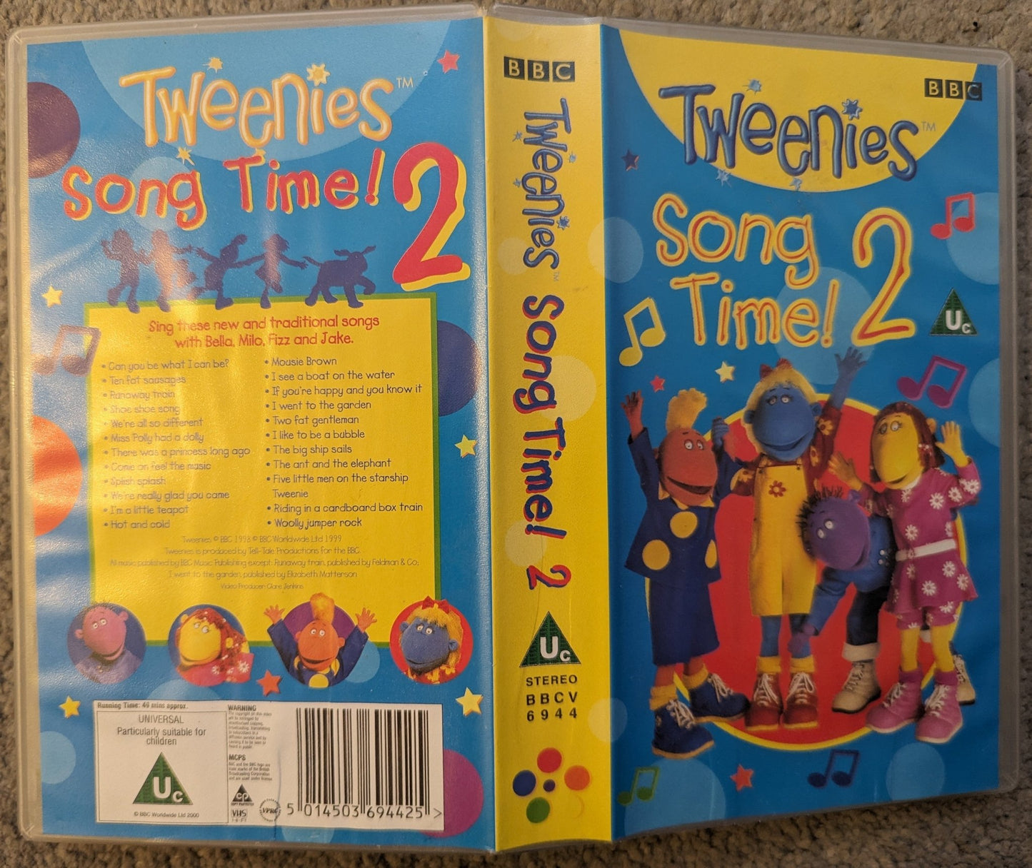 Tweenies Song Time 2 VHS Video - Flippin Retro Video Shop