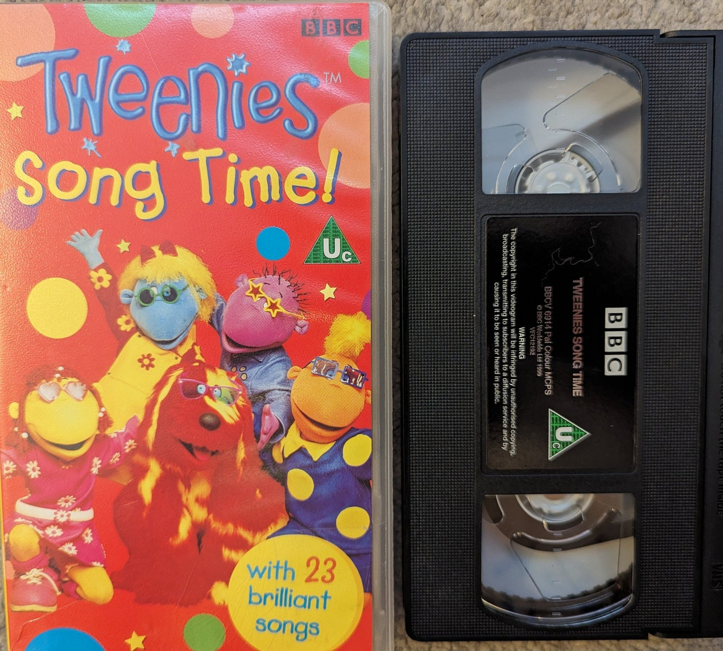 Tweenies Song Time VHS Video - Flippin Retro Video Shop