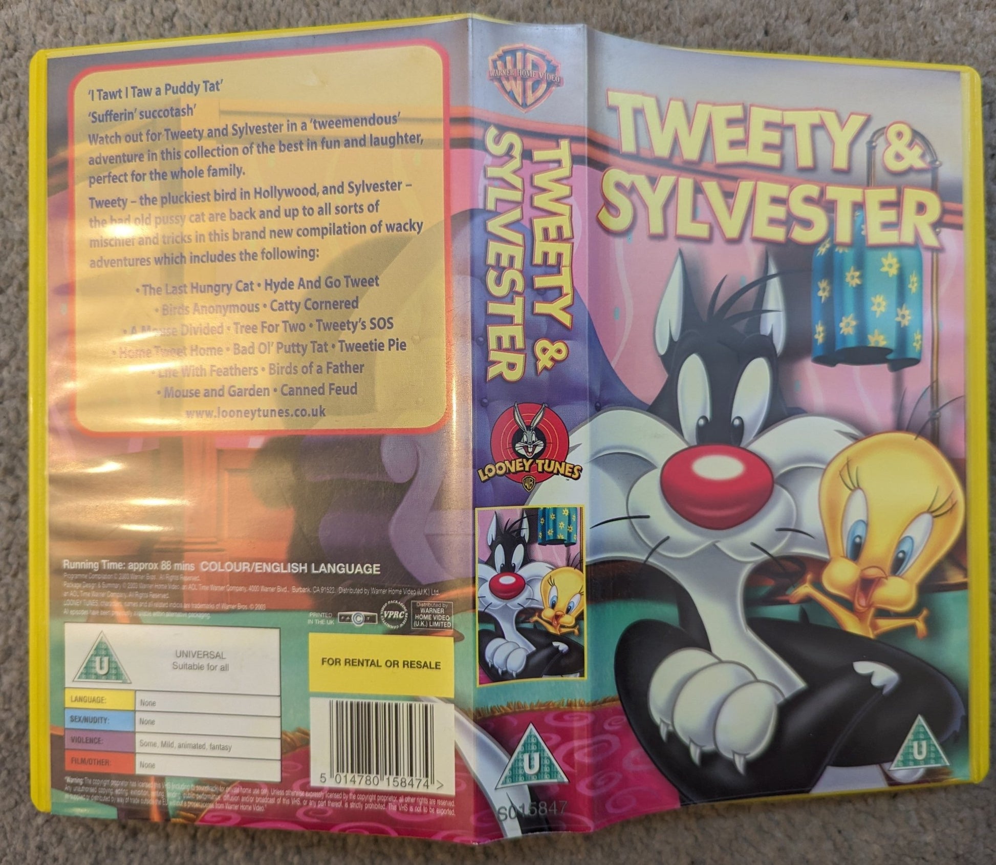 Tweety & Sylvester (2003) VHS Video - Flippin Retro Video Shop