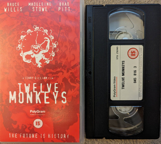 Twelve Monkeys (1995) VHS Video - Flippin Retro Video Shop