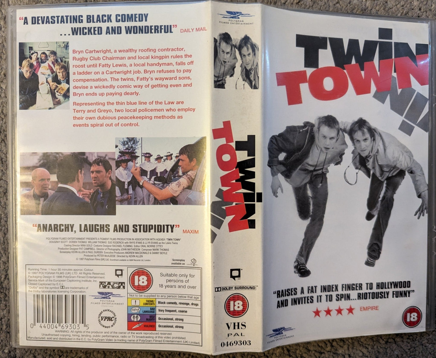 Twin Town (1997) VHS Video - Flippin Retro Video Shop