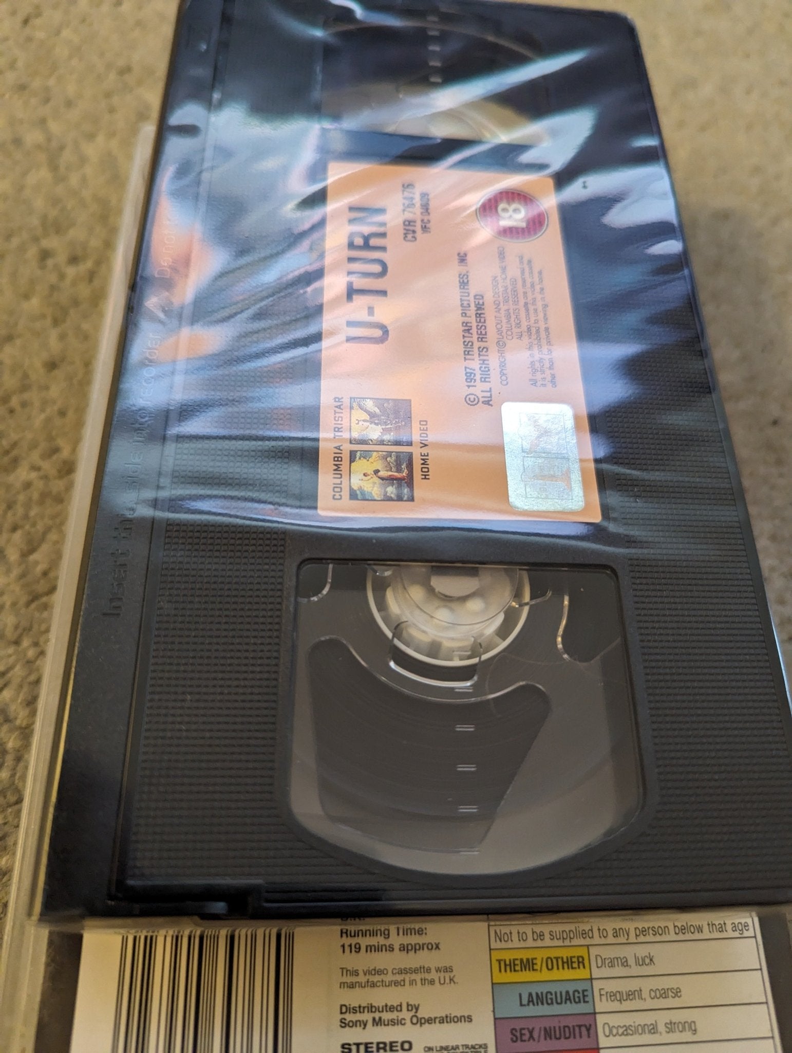 U Turn (1997) VHS Video - Flippin Retro Video Shop