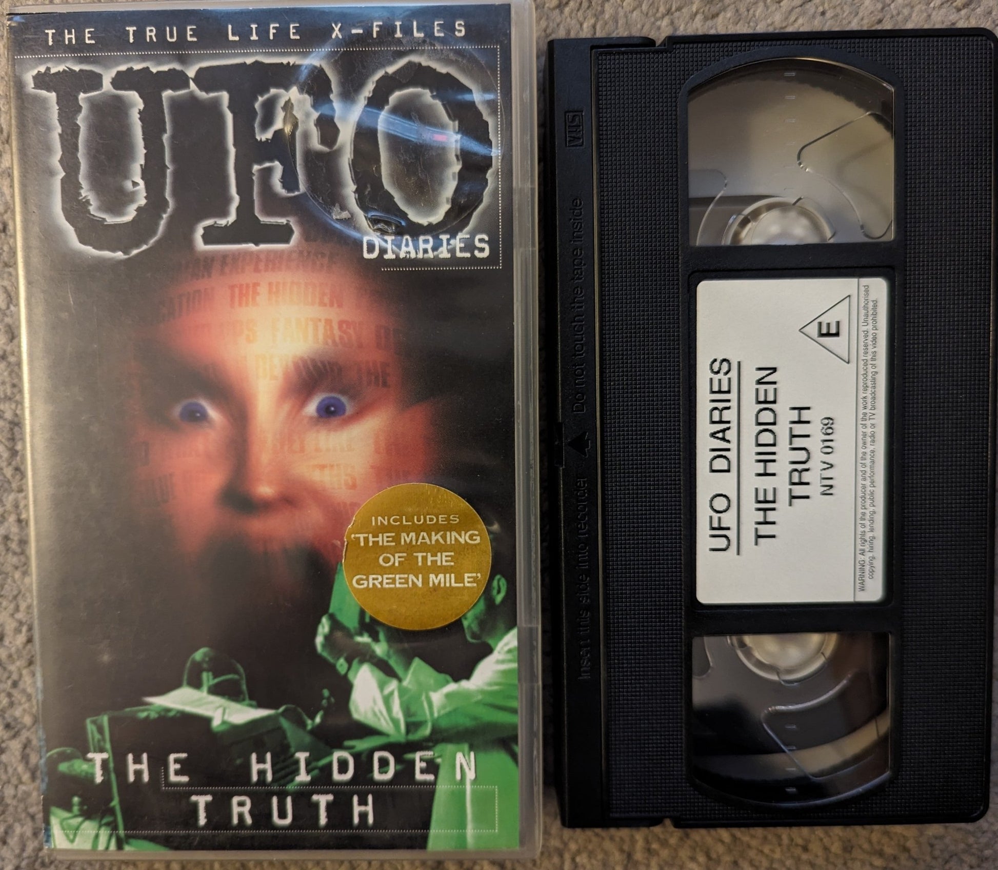 UFO Diaries The Hidden Truth VHS Video - Flippin Retro Video Shop