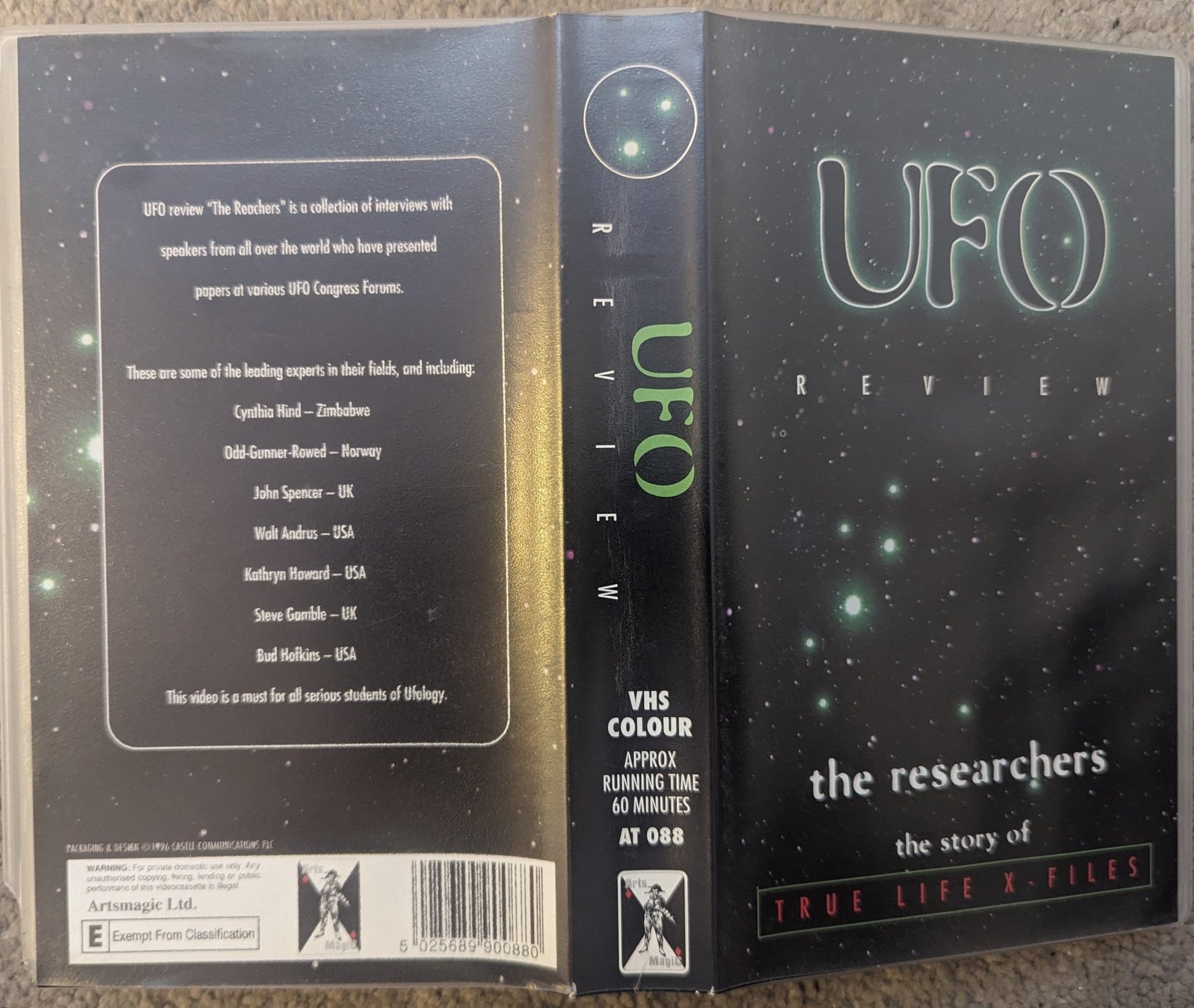 U.F.O The Researchers VHS Video - Flippin Retro Video Shop