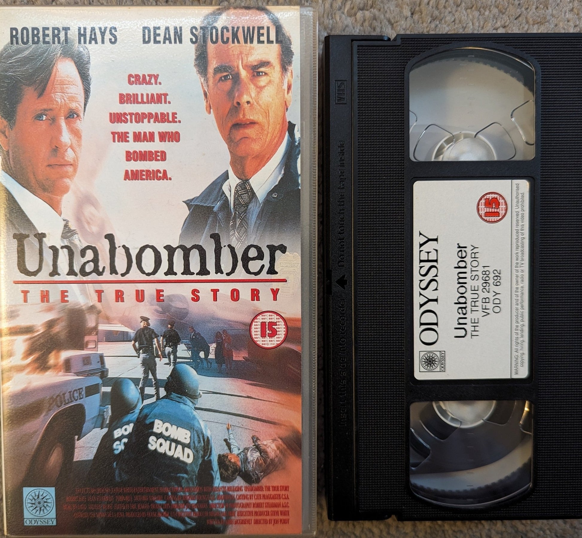 Unabomber The True Story (1996) VHS Video - Flippin Retro Video Shop