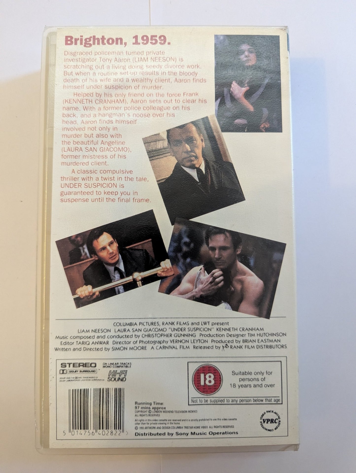 Under Suspicion (1991) VHS Video - Flippin Retro Video Shop